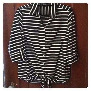 Button down stripes shirt